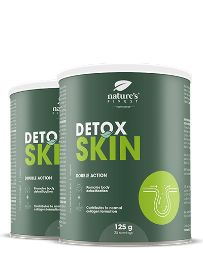 Detox Skin 1+1 GRATIS , Fórmula De Belleza 2 En 1 , Limpia El Cuerpo , Reduce Las Arrugas , Ácido Hialurónico , Biotina , Anti-envejecimiento , 250g