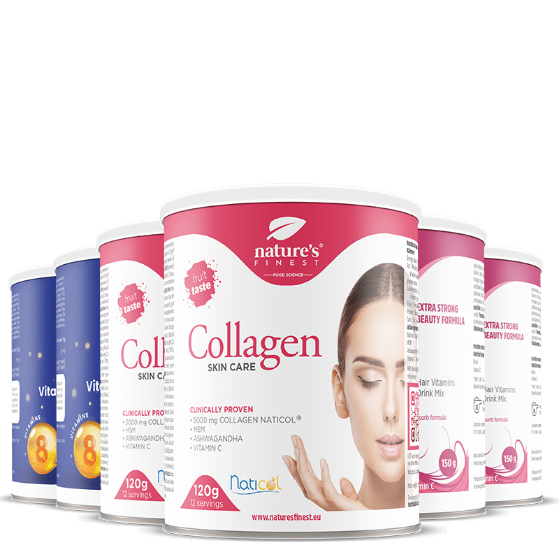 2x Colágeno SkinCare + 2x Hair Vitamins + 2x Golden Q10 paquete