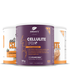 Cellulite PRO + 2x Anti Cellulite Coffee Scrub paquete