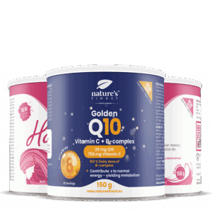 Hair Vitamins + Golden Q10 paquete