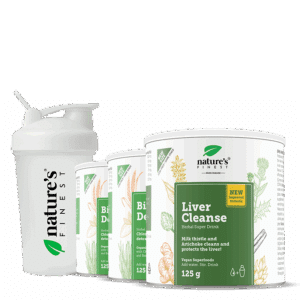 Liver + 2x Detox + NF shaker paquete