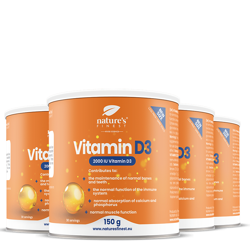 Vitamina D3 en polvo 3+1 GRATIS