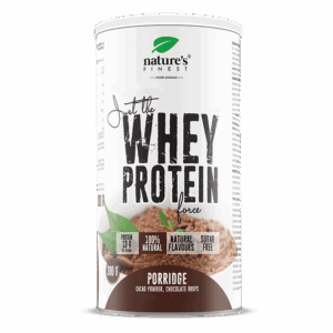 Gachas de chocolate altas en proteínas