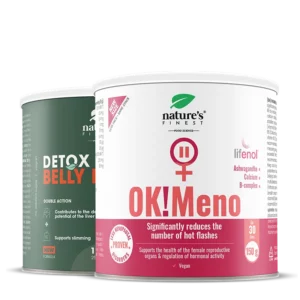OK!Meno + Detox Belly Burn paquete