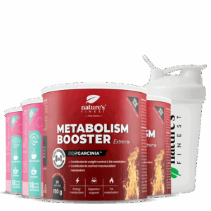 2x Beauty Tea with Hyaluron + 2x Metabolism Booster Extreme + NF shaker paquete